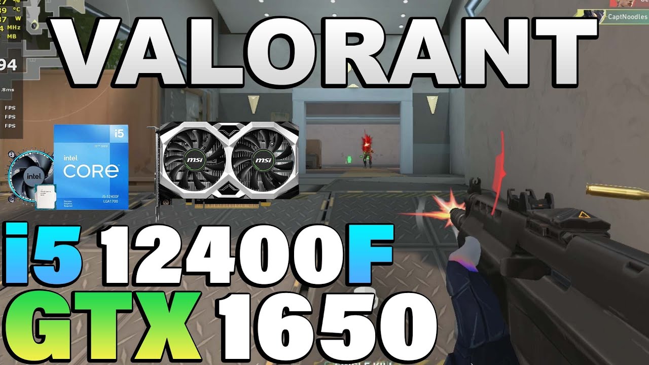 Valorant - i5 12400F + GTX 1650 - YouTube