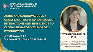 IACS Webinar with Stefanie Dimmeler, PhD