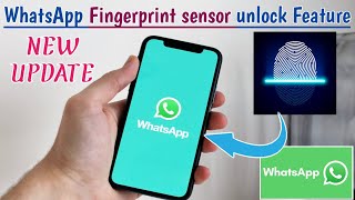 WhatsApp new update Fingerprint unlock feature added onlinetechsupport whatsappupdate shorts