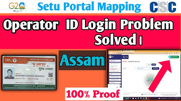 Ayushman Card Kaise Banaye 2023 | Operator Id Kaise Banaye Assam Free | CSC ID mapping setu portal