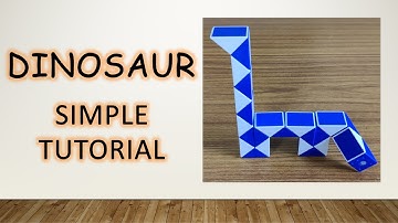 I Made a DINOSAUR From a SNAKE CUBE! EASY TUTORIAL