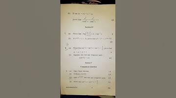 #bsc 2nd semester (NUMBER THEORY AND TRIGONOMETRY)question paper 2024