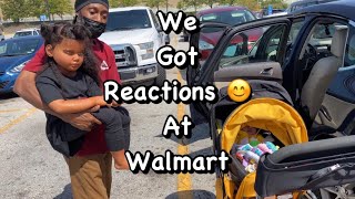 Reborn baby outing reactions at Walmart | Silicone baby | Reborn Dad (fake baby) screenshot 4