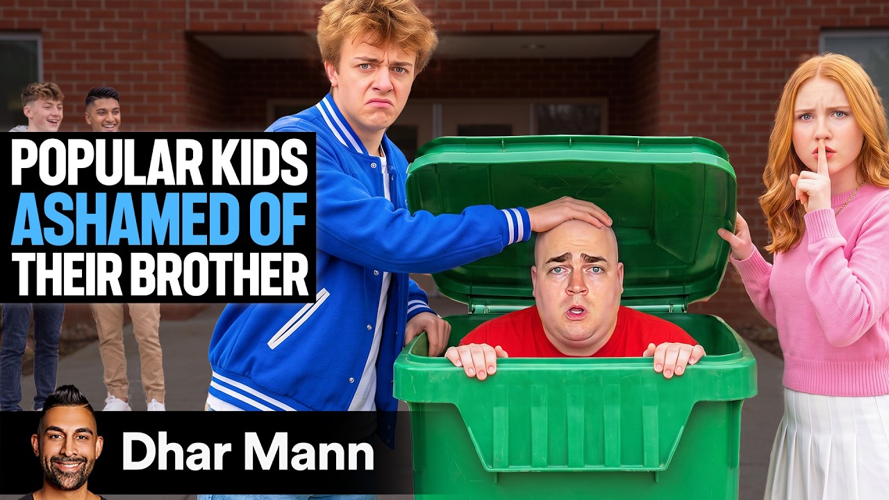 POPULAR KIDS Ashamed Of Their Brother Ft. Steak, Cruz | Dhar Mann Studios