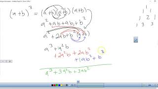 LCHS Algebra 2 Binomial Expansion with Pascal Triangle