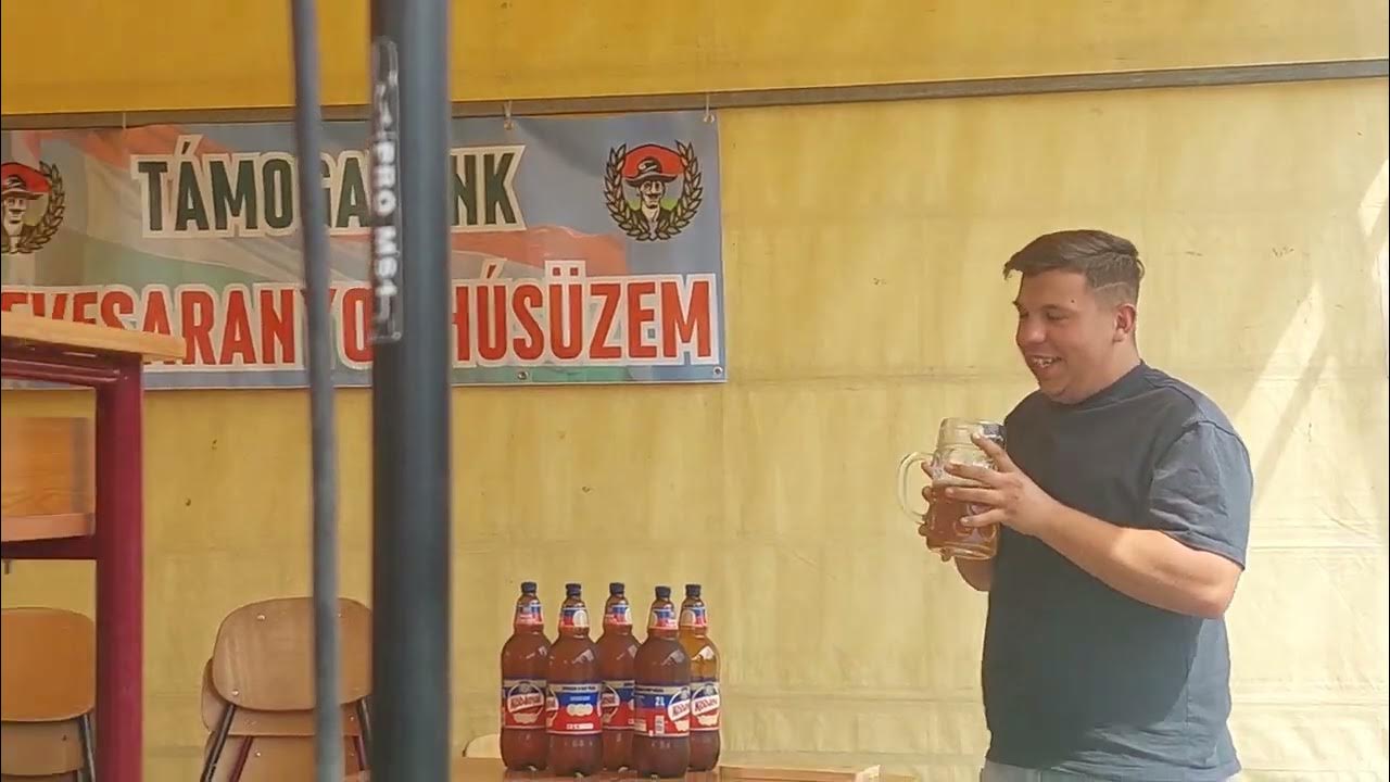 Hevesaranyos Falunap, Sörivó verseny. YouTube