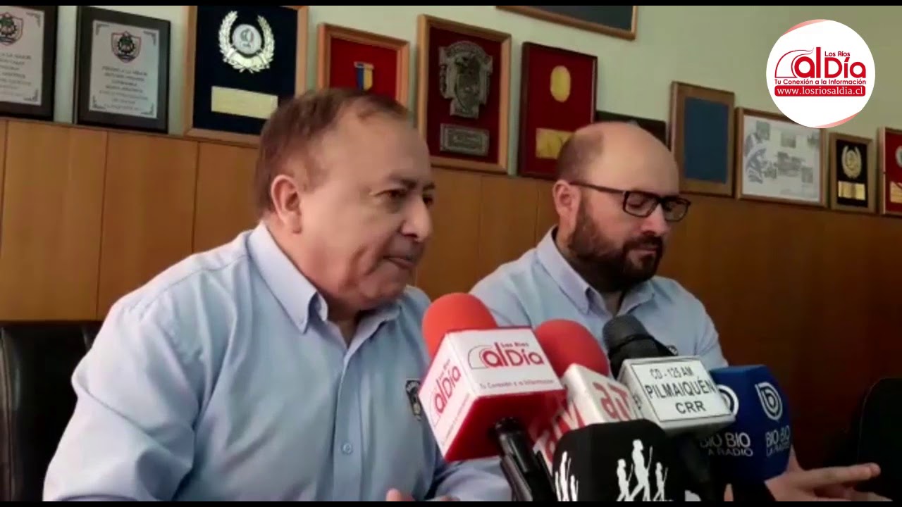 Jaime Alvarado Superintendente de Bomberos Valdivia sobre 