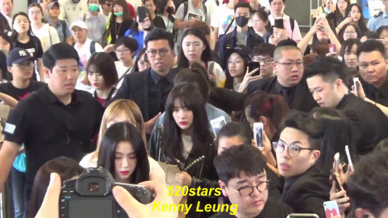 Red Velvet(레드벨벳) Hong Kong Airport Arrival 20180520