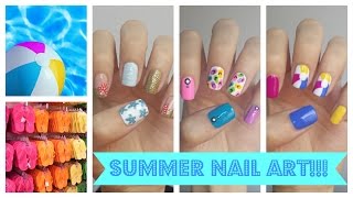 nail easy summer nails designs beach flip three simple polish missjenfabulous flops ball flop