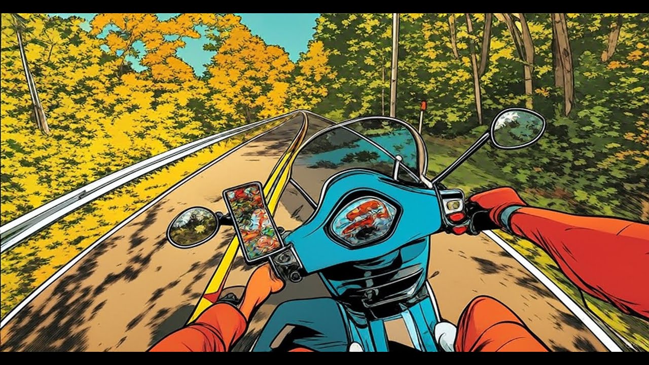 Sunday Vespa ride in Oregonia, Ohio on my GTS 310 Supersport