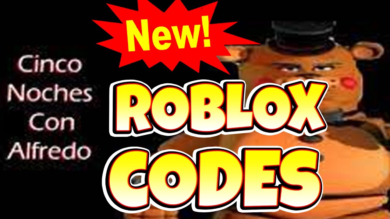 5 Noches Con Alfredo Codes - Roblox December 2023 