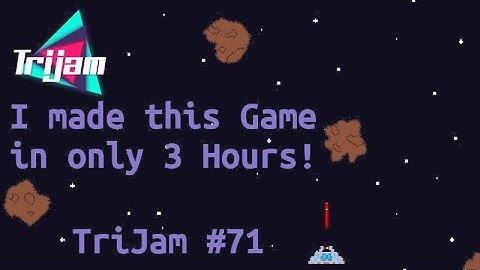 TriJam #71 | Development Time Lapse | A Laser Game I made in 3 Hours