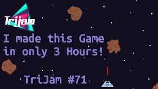 TriJam #71 | Development Time Lapse | A Laser Game I made in 3 Hours