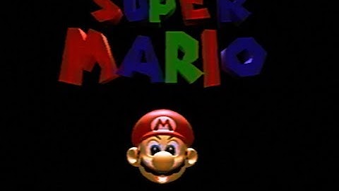 Super Mario 64 Rejected Trailer 5/9/1996
