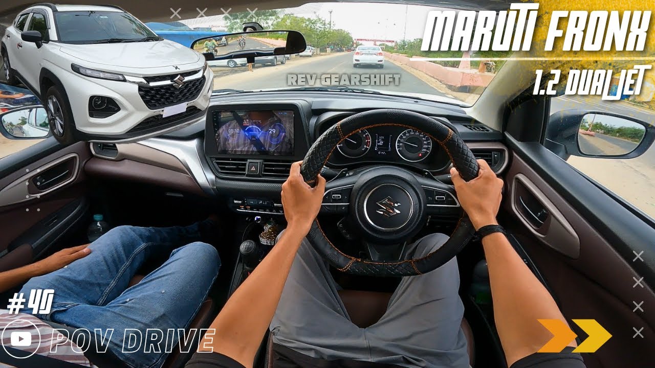 2024 MARUTI SUZUKI FRONX | 1.2L 89BHP | POV DRIVE #40 | REV GEARSHIFT #marutisuzukifronx #maruti