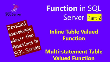 function | function in sql server | scalar valued function | user defined functions in sql | part 2