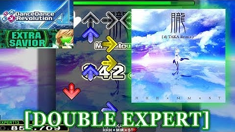 【DDR A (2018)】 朧 (dj TAKA Remix) [DOUBLE EXPERT] 譜面確認＋クラップ
