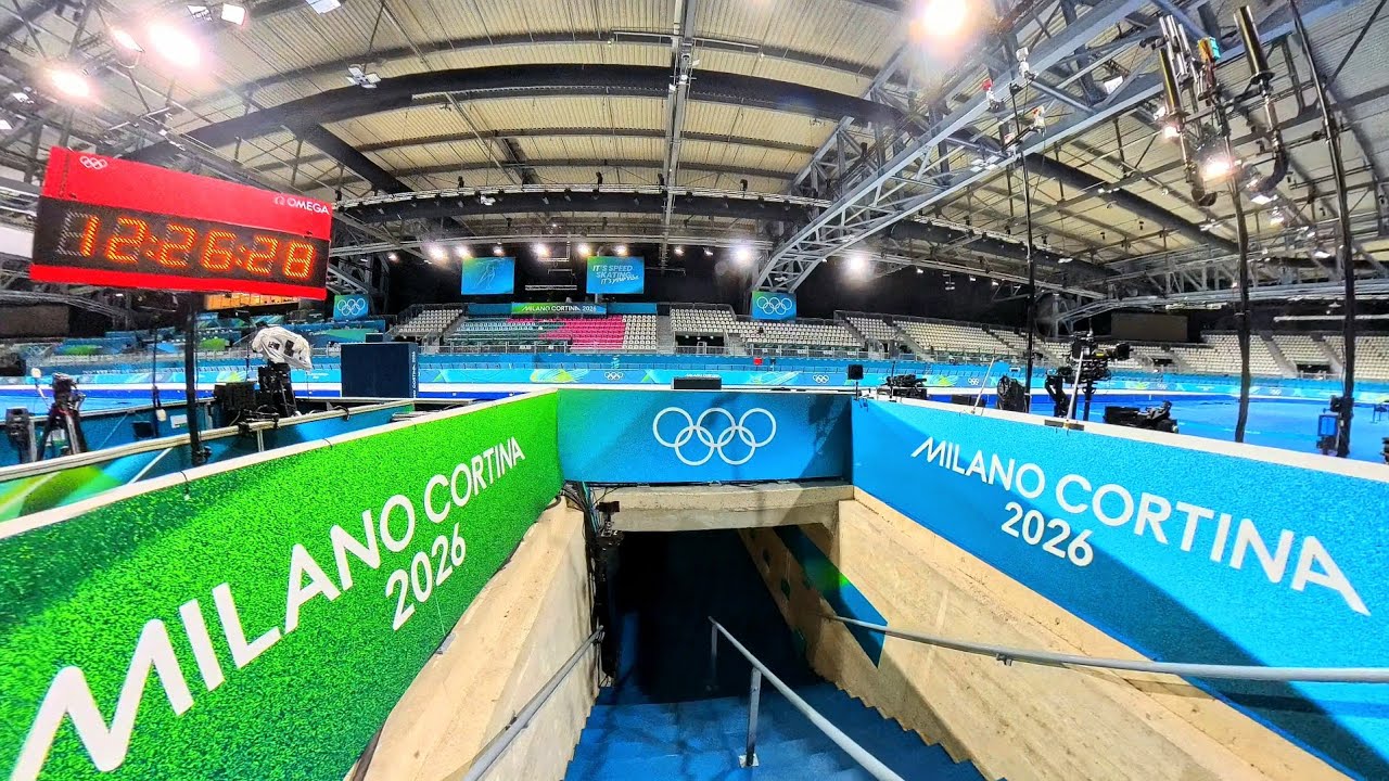 Олимпийские объекты — как это выглядит за кадром! Взгляд спортсмена на Олимпийские игры 2026 года.