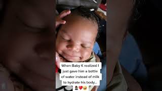 BABIES NEED HYDRATION baby ungated_queen therealnaimarasool water hydration