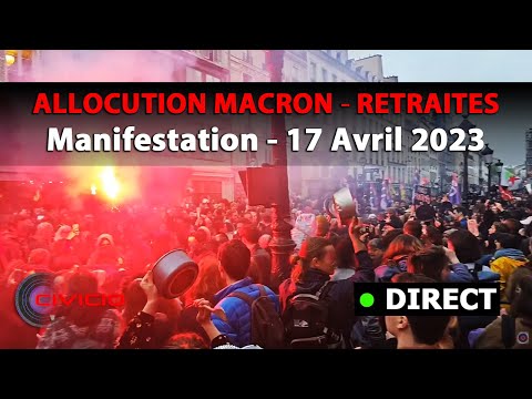 Boycott discours de Macron Paris En Direct