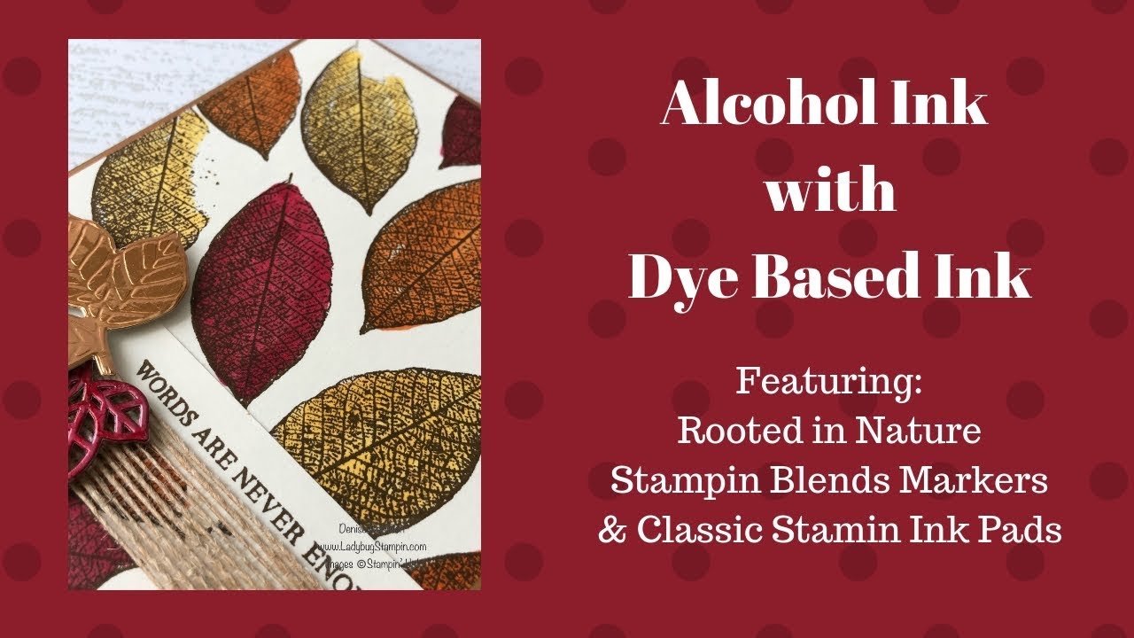 Using Stampin Up Stampin Blends & Classic Ink Pads Together - YouTube