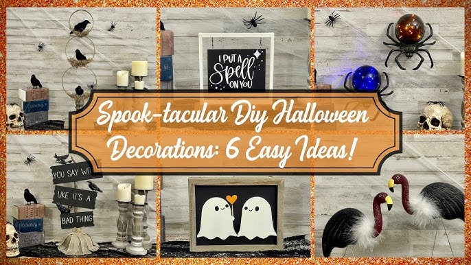 6 *NEW* HALLOWEEN DIY\'S | *EASY & AFFORDABLE* HALLOWEEN DECOR ...