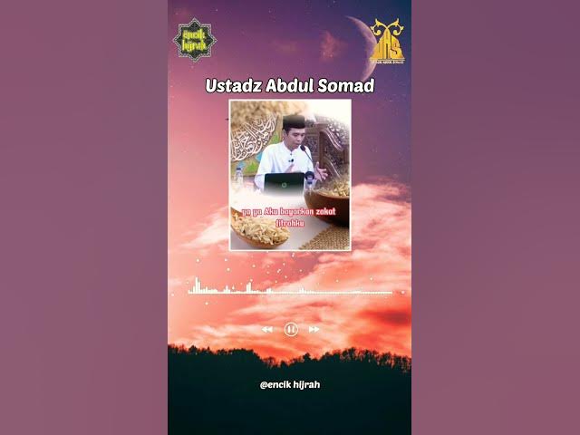 JANGAN SAMPAI SALAH MEMBAYAR ZAKAT FITRAH, USTADZ ABDUL SOMAD #shorts