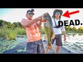 Catching 50 Bass all on Frogs CHALLENGE!!