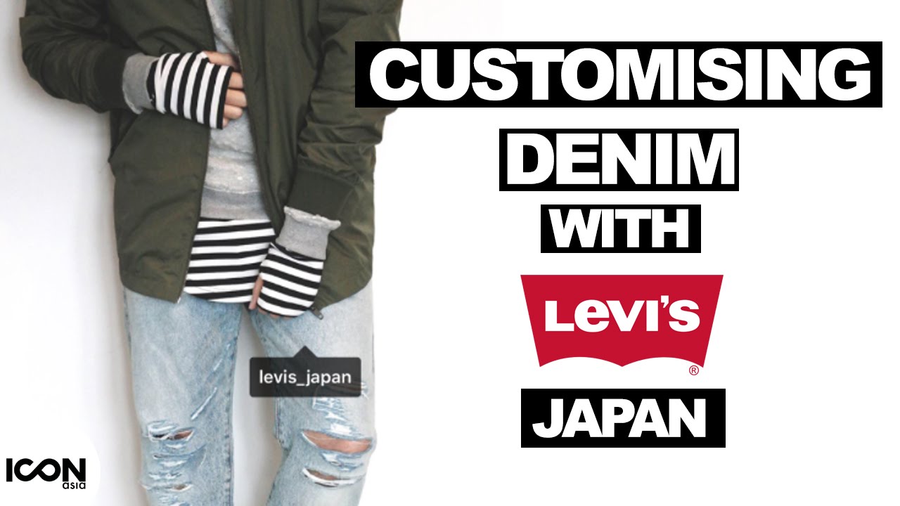 D I Y Ripped Jeans With Levi S Japan And Icon Asia Men S Style James Welsh Youtube