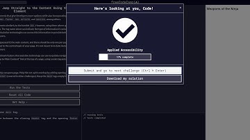 Finessing FreeCodeCamp: Intro to Applied Accessibility