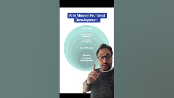 Where AI sits in modern frontend web development currently