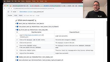 SeleniumBase Case Plans: Test Case Management integrated into GitHub
