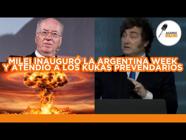 MILEI ATENDIÓ A PAOLO ROCCA Y A LOS PREBENDARIOS EN MEDIO DE LA ARGENTINA WEEK Y LA ROMPIÓ TODA
