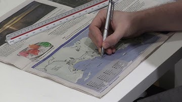 Triangulating with bearings on landmarks