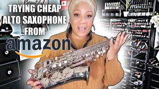 My Unboxing and Test of the Cecilio Mendini EFlat Alto Saxophone From Amazon