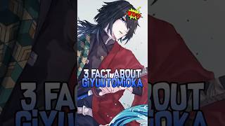 3 fact about giyu tomioka in demon slayer 😮