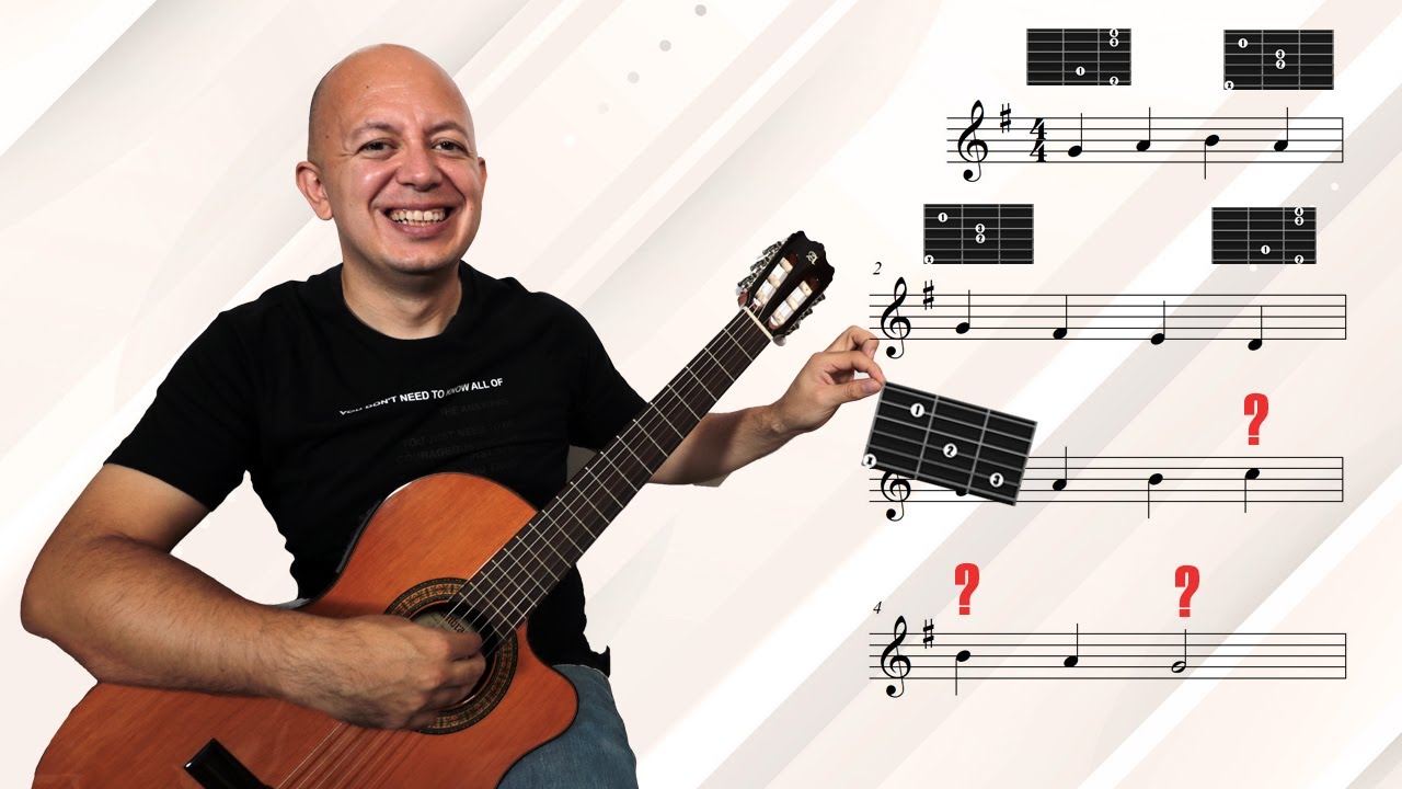 Cómo poner acordes a una melodía (armonización paso a paso)