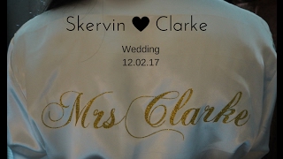 Skervin Clarke wedding