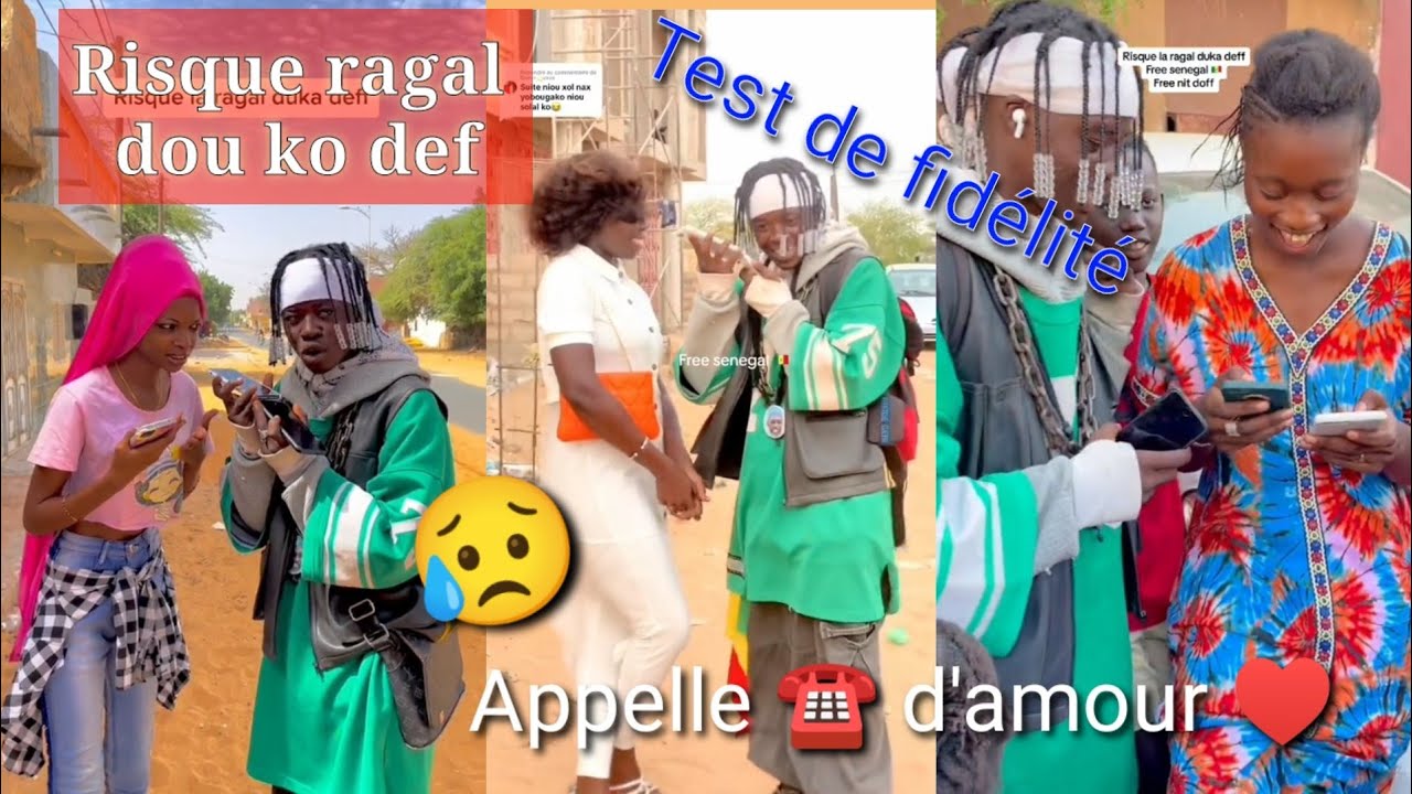 Risque leuu😂 TEST DE FIDÉLITÉS 💔💥 avec cana bou louga 😜 partie 4😂a mourir de rire
