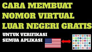 CARA MEMBUAT NOMOR VIRTUAL LUAR NEGERI GRATIS || UNTUK VERIFIKASI SEMUA APLIKASI screenshot 2