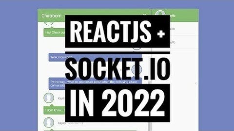 [ BEGINNER + SOURCE CODE + LATEST VERSION ] 2022 SIMPLE CHAT APP WITH REACTJS + SOCKET.IO SHOWCASE