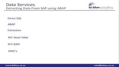 SAP ABAP Extracting Data From  SAP BusinessObjects Data Services (ABAP Method)