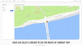 BellaDati Driver Location Real-time Monitoring