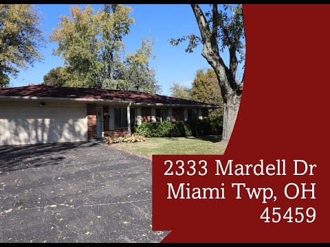 2333 Mardell Dr, Miami Twp, OH home video tour