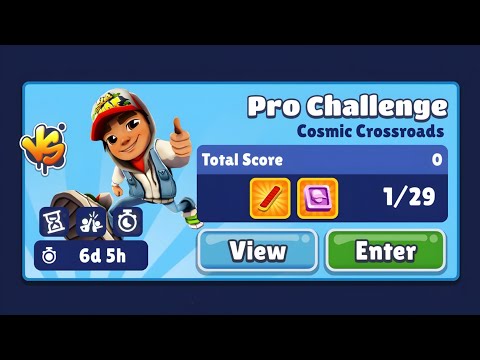 UPCOMING | Surfers Pass Pro Challenge! | Subway Surfers Cosmic Crossroads 2026 | Time Travel