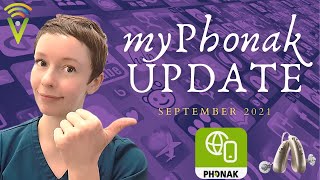 Improvements to the myPhonak app (September 2021)