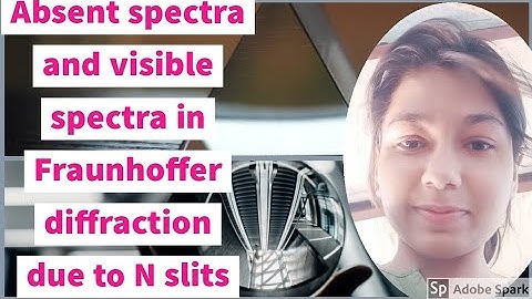 Absent spectra in grating ll optics ll BSc second year