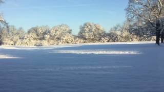 Sunrise Over Snow Time Lapse