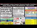 Free Jobs Furniture Carpenter | Document Controller | Brush/Spray Painter | Plumber| Other vacancies