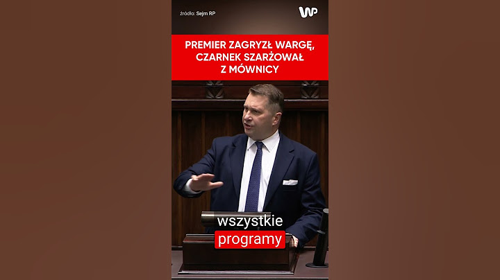 Czarnek szarżował z mównicy, premier zagryzł wargę